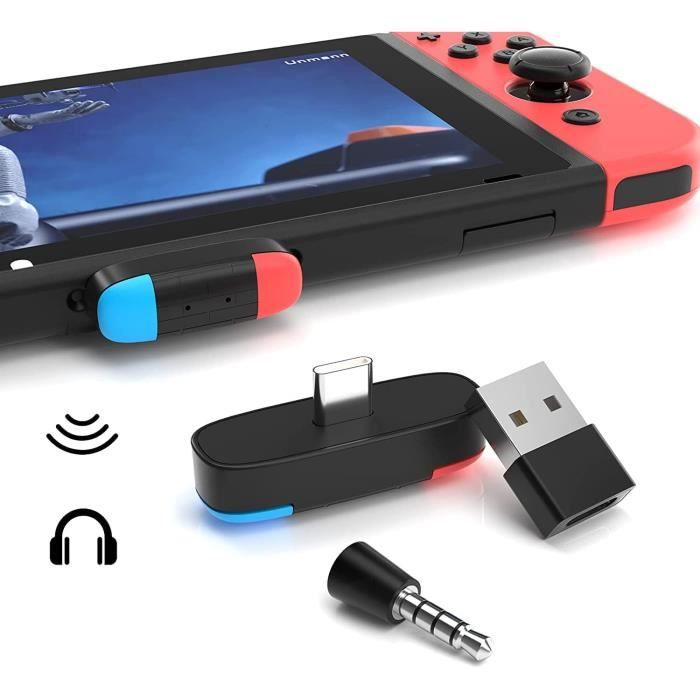 Adaptateur Bluetooth pour Switch-Switch Lite-PS4-PS5-PC-TV-Laptop,BT 5.0  Wireless Audio Transmitter Support in-Game Voice, Low L20 - Cdiscount  Informatique