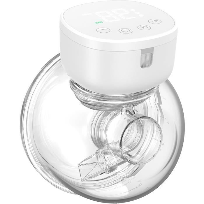 Tire-Lait Électrique Main Libre Double Avec Écran Tactile LED - 3 Modes 9 Niveaux D'Aspiration, Batterie Longue Durée 1200mAh