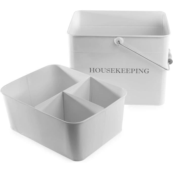 Panier De Rangement Pliable Avec Poignée - 28x28cm, 17L, Tissu Oxford Imperméable - Pour Salle De Bain, Ménage, Voyage