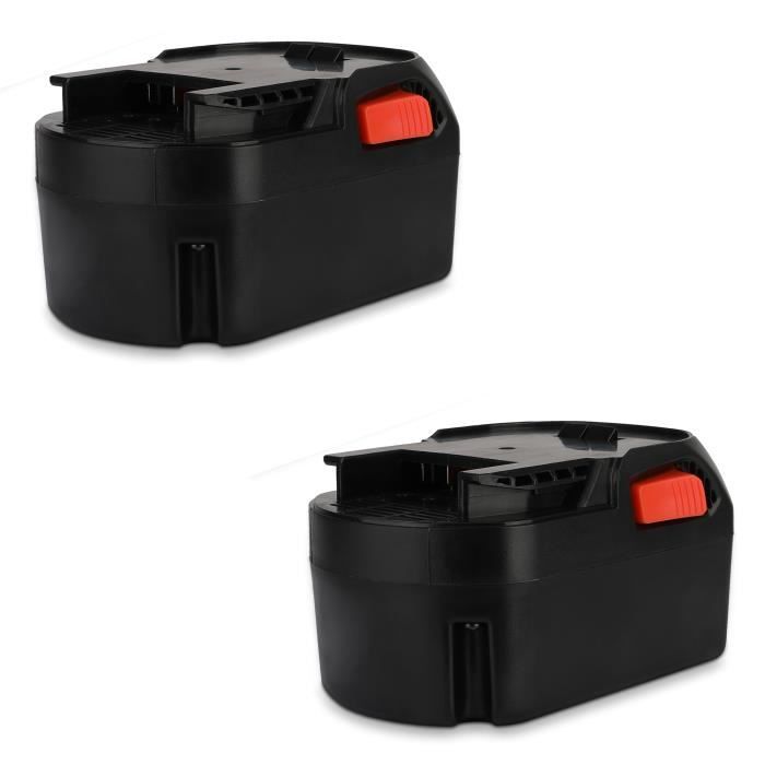 2x Batterie 14.4V, 3Ah, Li-Ion pour AEG BS 14 C, BS 14 G2, BSB 14 C ...
