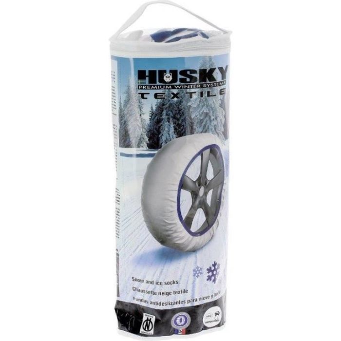 Chaussettes neige textile HUSKY 205/55 R16 - Cdiscount Auto