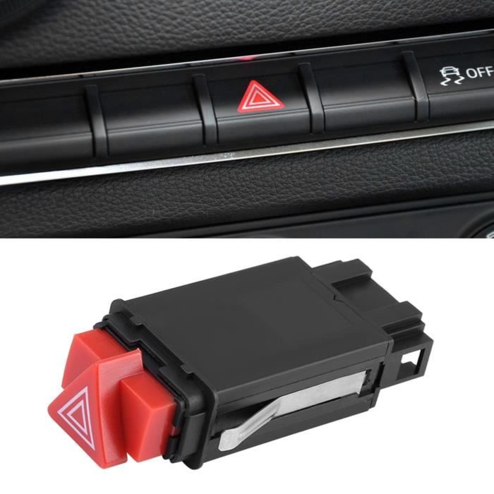 TKSE Interrupteur D'Avertissement Danger - Bouton Urgence Feux Warning - Remplacement Pour Dacia Duster/Sandero