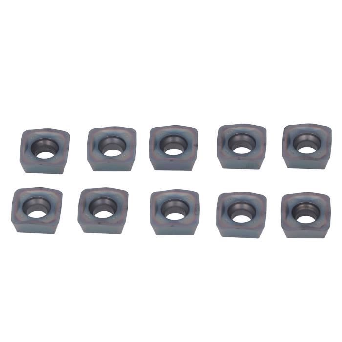 Lot De 10 Inserts De Tournage En Carbure De Tungstène