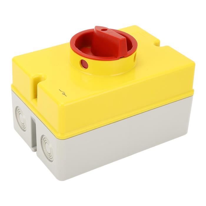 Interrupteur Déconnexion Solaire DC500V 2 Entrées 2 Sorties - Boîtier PV Avec Protection Surtensions