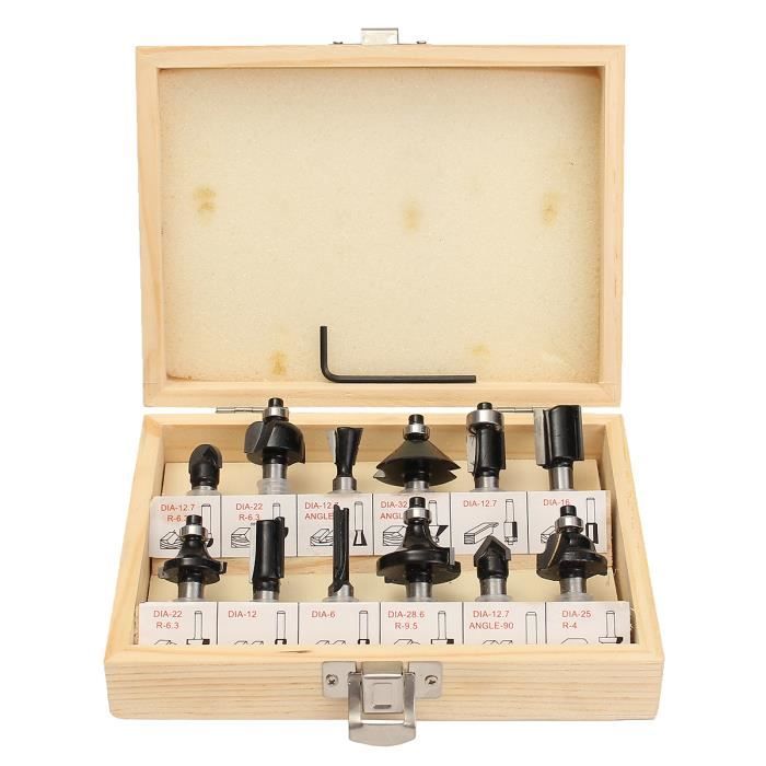 Bosch Professional 2607017471 15 pièces fraise SET 6 mm tige