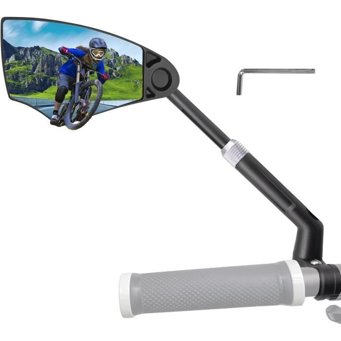WEST BIKING – Rétroviseur De Vélo Anti-éblouissement, Guidon