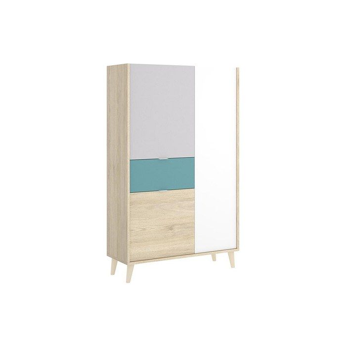 Buffet haut BICA - 3 portes 1 tiroir - Multicolore