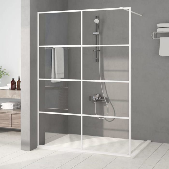 vidaXL Paroi de douche 140x195 cm Verre ESG - vue 5