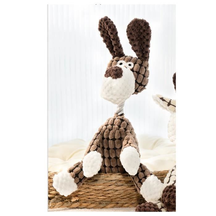 Comparer les prix de Vvikizy Peluche Chien Sonore Amusant Anti-Morsures Jouet pour Chiot