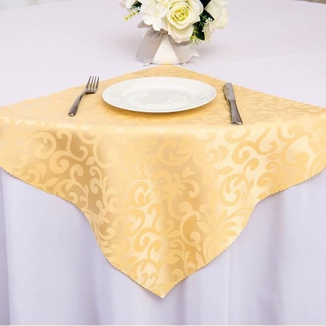 Serviettes De Table Liwein - Lot De 6 - 48x48cm - Coton/Polyester - Qualité Hôtel - Blanc