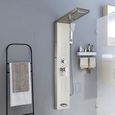 Colonne de douche hydromassante LED mode eau de 5 fonctions douche de pluie cascade douche arrière eau de la baignoire avec écran-1