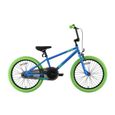 BIKESTAR | Vélo pour enfants | 20 pouces | pour garçons et filles de 6-9 ans | Edition BMX | Bleu Vert-1
