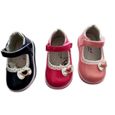 Chaussures Babies en Cuir Verni Rose Vif pour Fille du 21 au 26-1