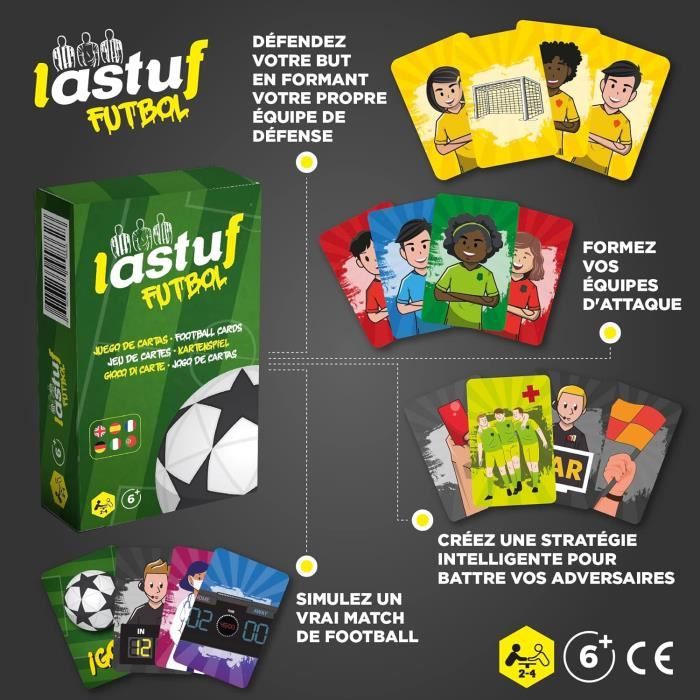 Jeu De Mémo Maître - Jeu De Football - Jeu De Mémoire - Jeu De Cartes Avec 44 Cartes (22 Paires