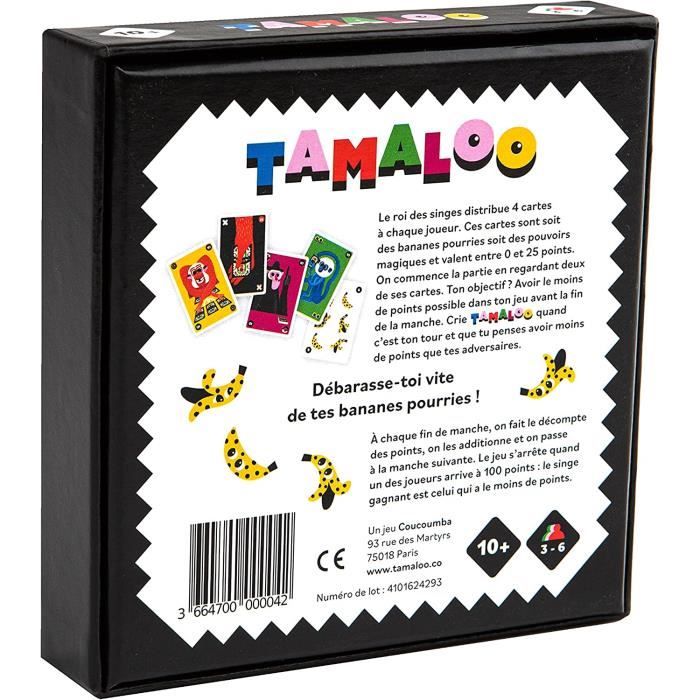 TAMALOO - Nouveau Jeu de Cartes a Jouer en Famille ou Amis- Strategie  Memoire Rapidite Bluff - Jeux de Societe Fun pour Tous - Cdiscount Jeux -  Jouets