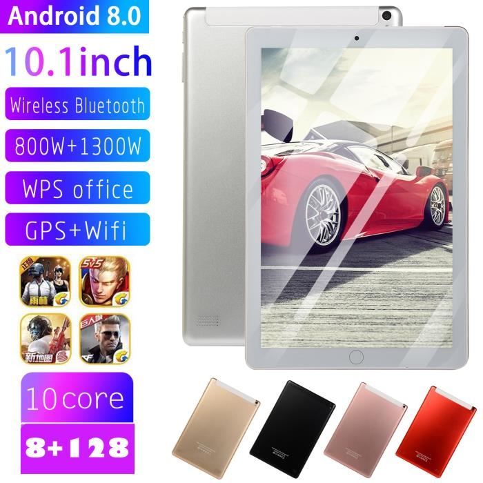 Tablette -10,1 pouces 8 + 128 Go 4G-LTE Tablet1