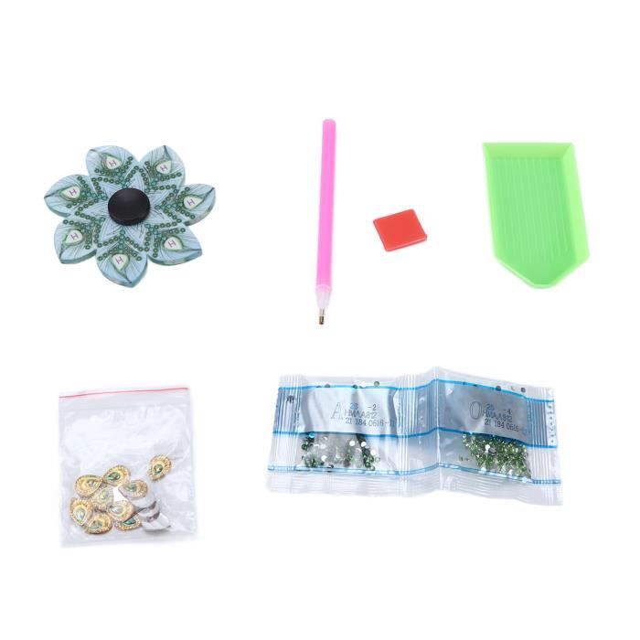 Outus Kit 3 Stylo LED Peinture Diamant 5D - 20 Argile Colle + Têtes Remplacement