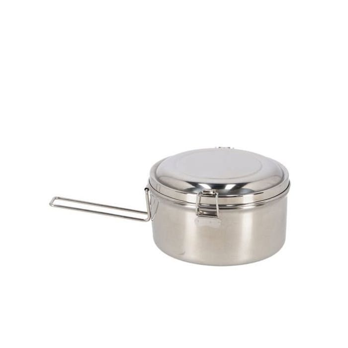 Set de 10 Couverts Camping, RISVOWO Kit de Vaisselle en Acier