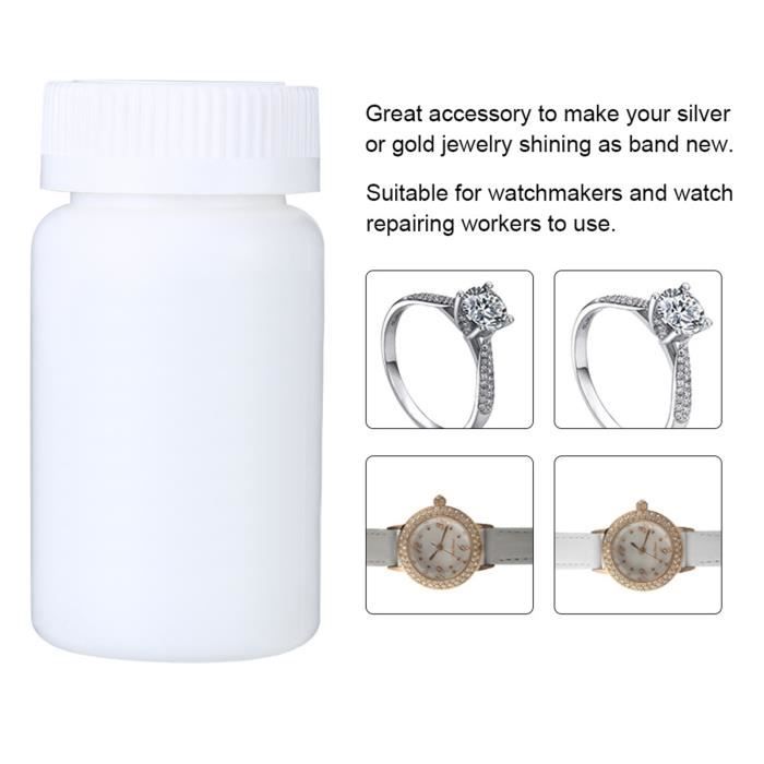 Garosa liquide d'entretien pour bijoux Accessoire d'entretien liquide de  nettoyage de bijoux anti-ternissement de bijoux (40 ml)