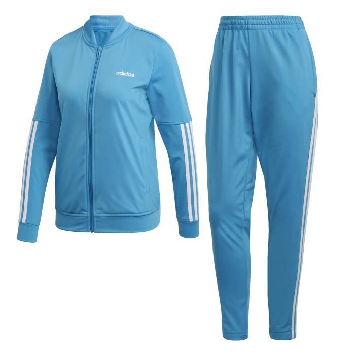 Surv tement femme adidas Back 2 Basics 3 Stripes Bleu