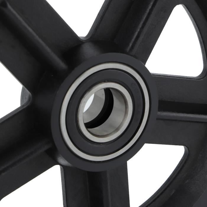 Rouleau De Guidage Pour Porte Coulissante – Acier Carbone Noir – Diamètre 1,5 Cm – Porte De Grange Ou Placard