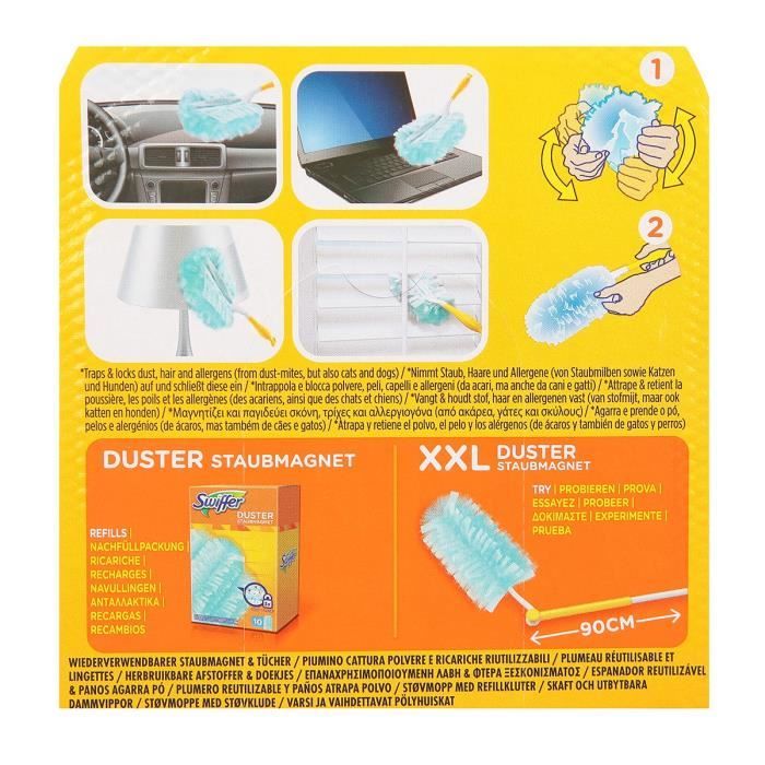 Swiffer Duster XXL plumeau télescopique + 2 recharges