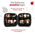 Mallette de Transport pour Toniebox - TONIES® - Tonie-Balade - Rose - 8 poches élastiques en filet-2