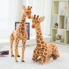 Peluche Géante Girafe 120 Cm – Jouet Câlin Hyper Doux – Déco Chambre – Cadeau Anniversaire Noël – Lavable à La Main