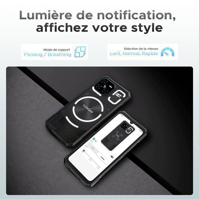 DOOGEE Blade GT Pro - Téléphone Robuste 32+512 Go - Écran 6.72" 120 Hz, Appareil Photo 100 Mpx, Batterie 5800 MAh