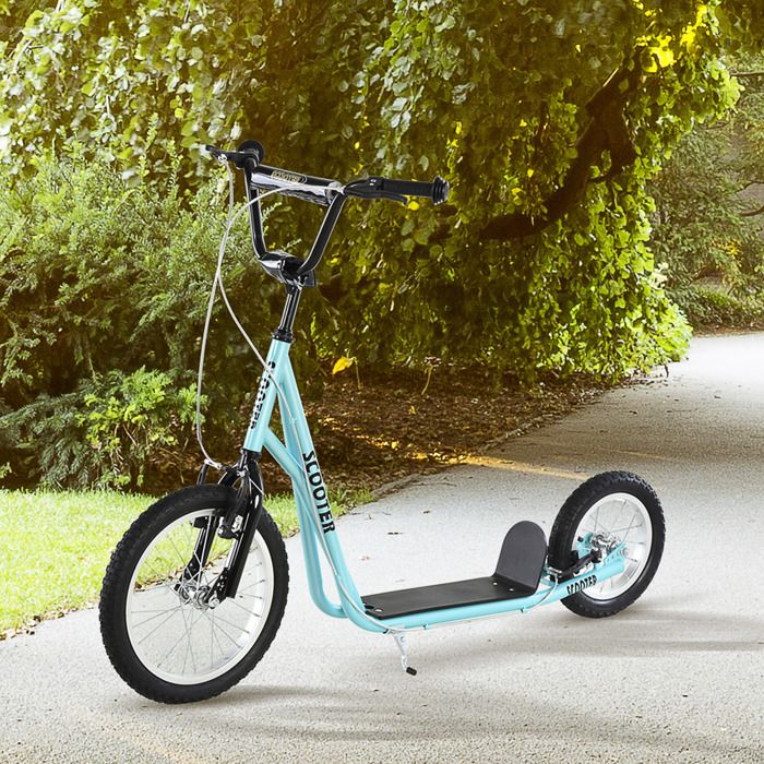 Trottinette Freestyle Grandes Roues 41 Cm Pneumatiques + Pegs – Adulte & Enfant Dès 5 Ans