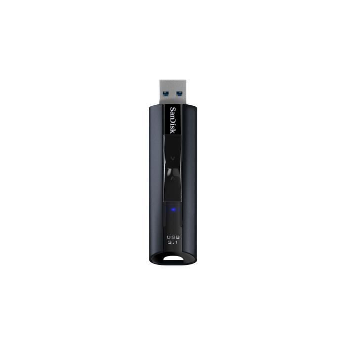 Sandisk - Clé USB - SANDISK - Extreme Pro - 256 Go - USB 3.1 - Vitesse de  lecture 420 Mo/s - Slide - Noir - Clés USB - Rue du Commerce