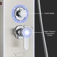 Colonne de douche hydromassante LED mode eau de 5 fonctions douche de pluie cascade douche arrière eau de la baignoire avec écran-3