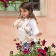 Porte-Poupée Doll Carrier en Coton pour Enfants de plus de 18 Mois - Rose Lapin - GAGAKU-3