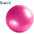 ballon de grossesse, ballon de fitness, ballon déquilibre, pilates d. 65 cm en pvc anti-éclatement (rose)-3