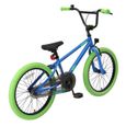 BIKESTAR | Vélo pour enfants | 20 pouces | pour garçons et filles de 6-9 ans | Edition BMX | Bleu Vert-3