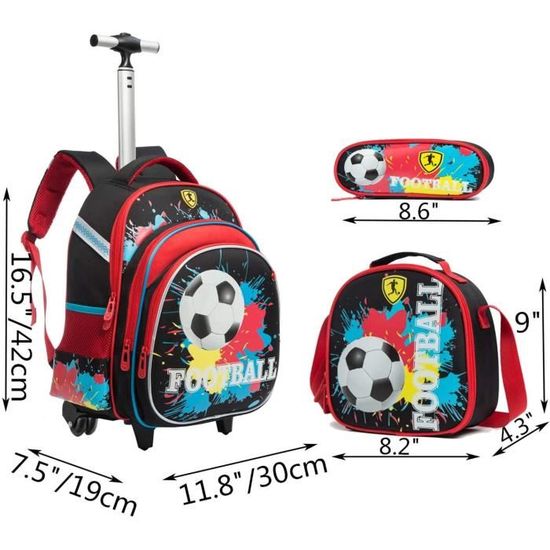 cartable garcon foot