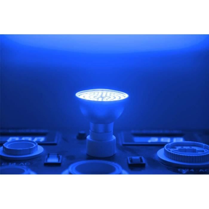 Ampoule LED GU10 5W équivalent 50W Bleu