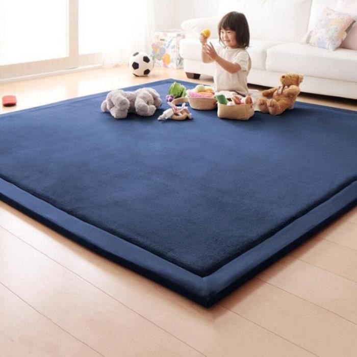 Tapis d'éveil,Tapis de jeu en velours pour bébé, Tatami en