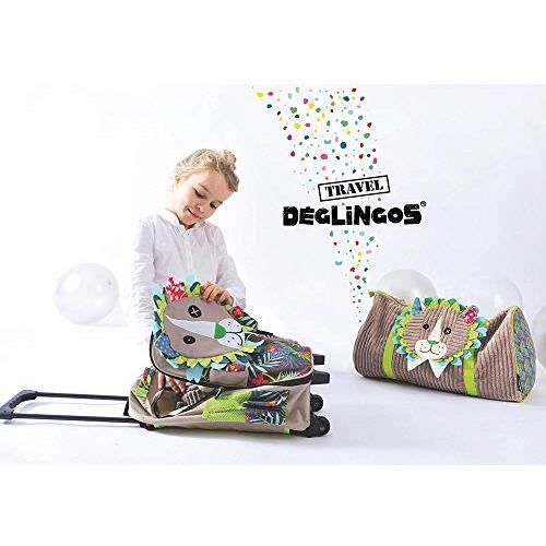 Les Deglingos Hippipos l Hippo Sac voyages Pour Enfants Sac week end Ideal pour partir en