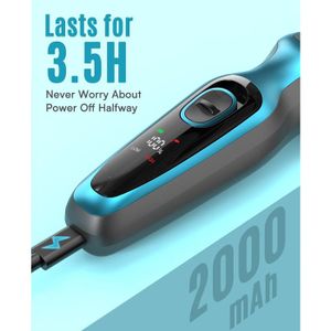 Tondeuse Sans Fil Pour Chevaux Oneisall - 2 Batteries, Lame Acier, 4h Autonomie