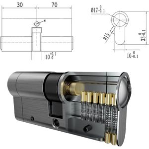 Barillet ou verrou + clé pour batterie Wayscral