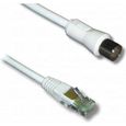 Cable spécial VDI, TV 9,5mm mâle / RJ45 mâle, 2m00-0