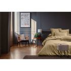 BLANC AVENUE PARIS Housse de couette 100% "Satin de coton Peigné" / 80 fils /cm² - Lin - Housse de couette 260 x 240 cm