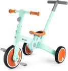 HyperMotion Draisienne Tricycle enfant- Vélo Multifonction- Vélo 3 ou 2 Roues à Pédales Amovibles- Poussoir Réglable - Menthe