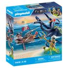 PLAYMOBIL 71419 Pirate avec pieuvre géante, Les Pirates, 44 pièces, Dès 4 ans