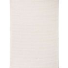 THE DECO FACTORY Tapis salon d'extérieur intérieur aspect jute blanc 190x290