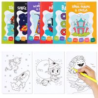 24 Mini Livres de Coloriage pour Enfants – Sorcières, Dragons, Pirates, Châteaux - Cadeaux Invités, Anniversaire Pochettes