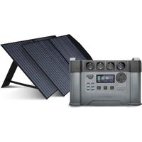 ALLPOWERS S2000 Pro Station électrique portable 1500Wh 2400W Batterie MPPT Alimentation mobile avec 2 panneaux solaires