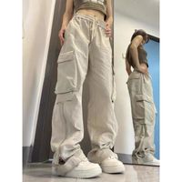Pantalon Cargo femmes - à grandes poches pour taille haute - FR18VF