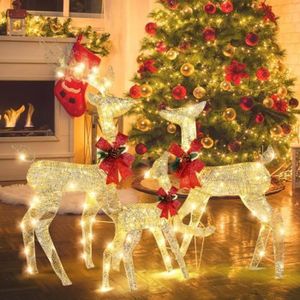 Décoration de Noël : Bougie LED vacillante dans Bouteille en verre
